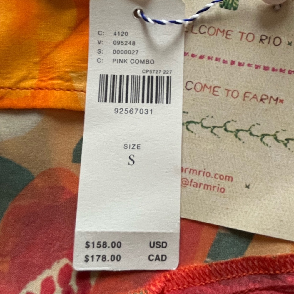 FARM RIO Silky Floral Orange Maxi Skirt - Picture 14 of 14